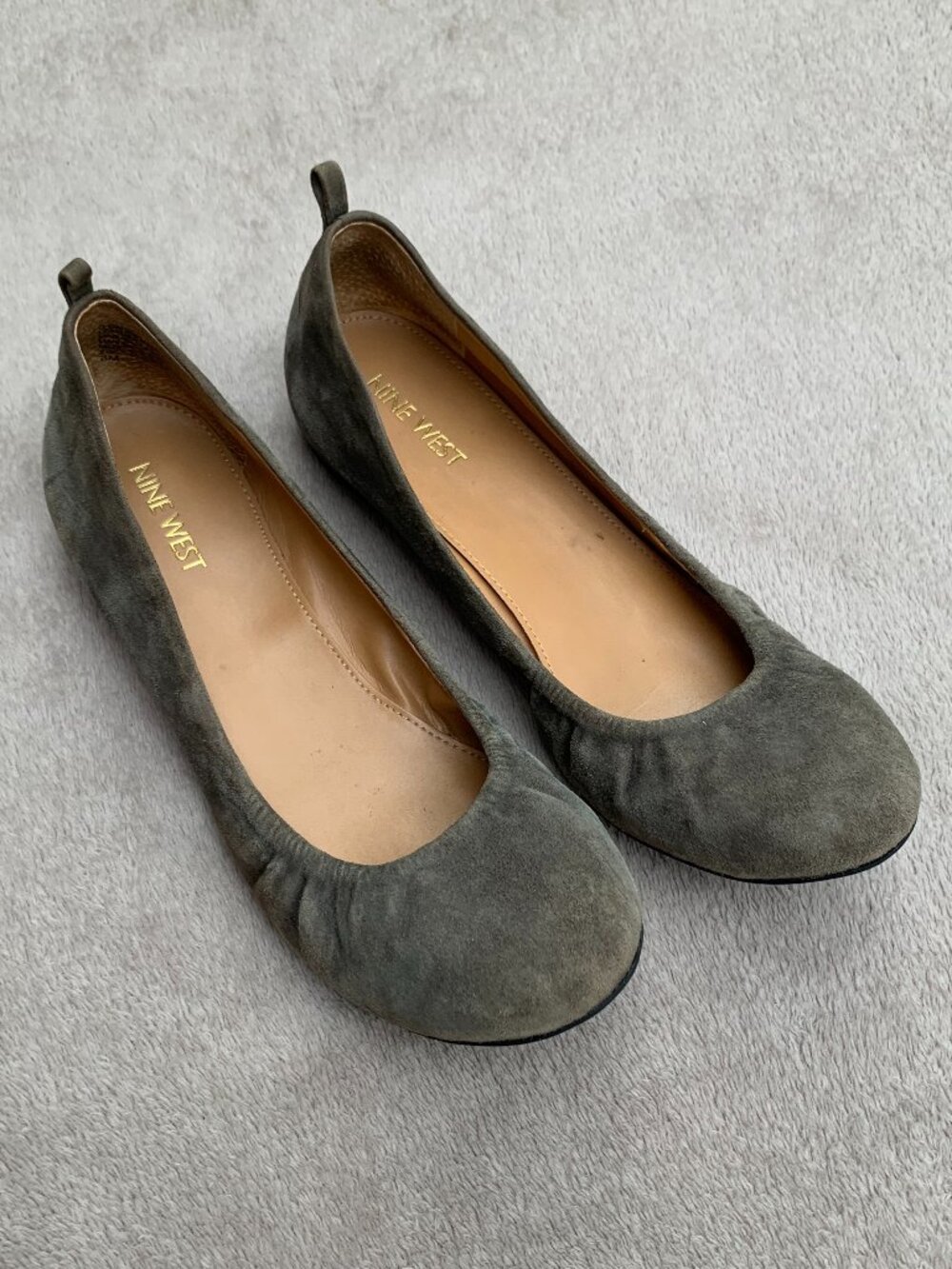 Nine West O-Carmen Suede Ballet Flats